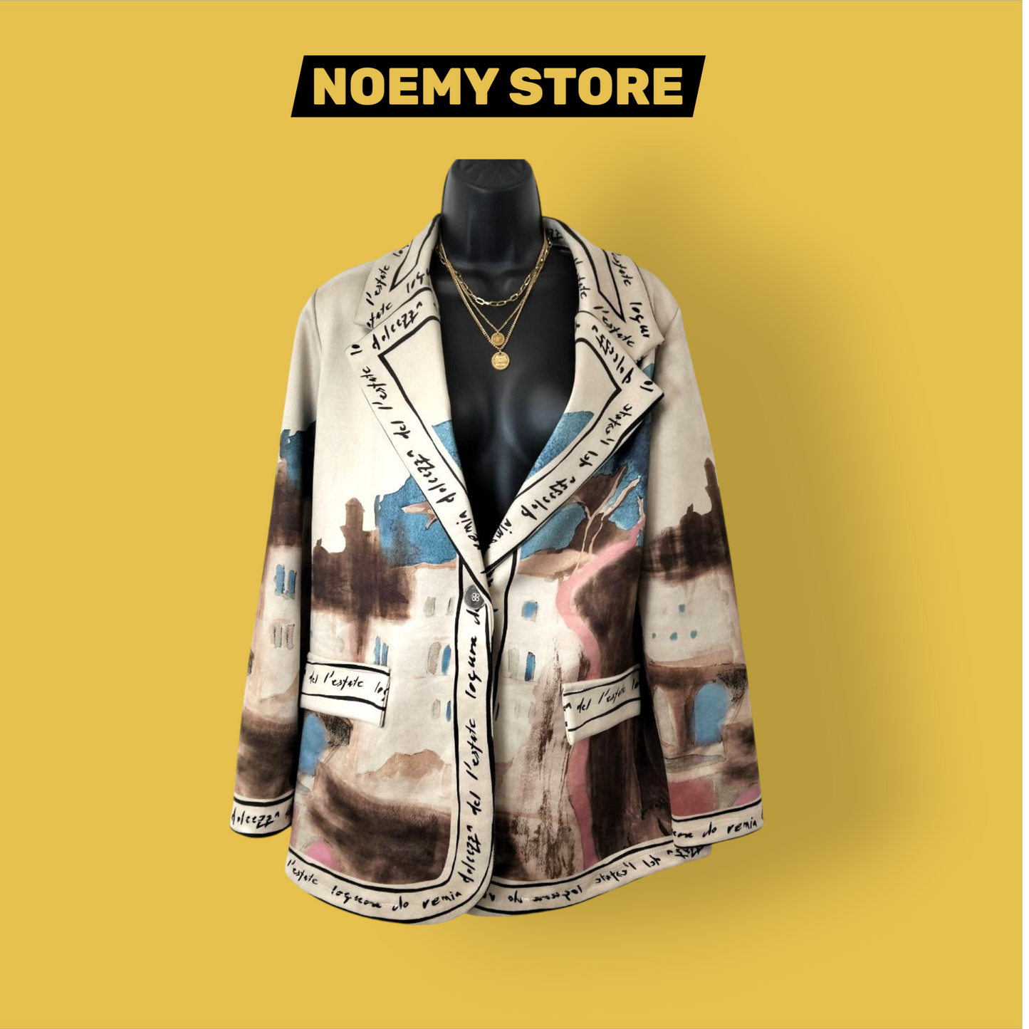 Blazer 'Acquarello Veneziano'