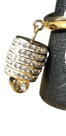 Anello a campanella in acciaio inossidabile regolabile colore oro