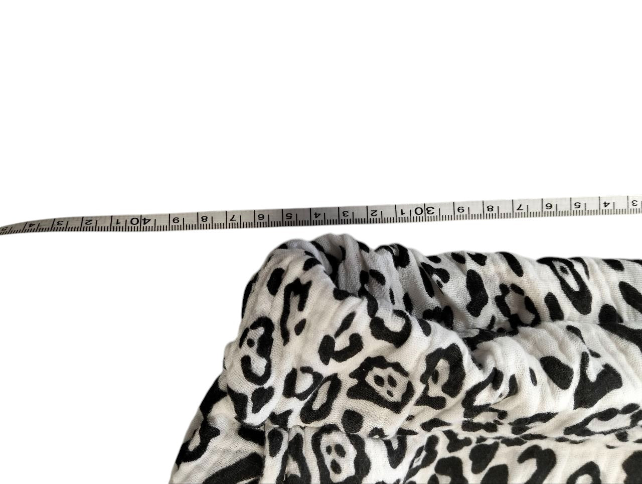 Completo leopardato veste fino una tg L