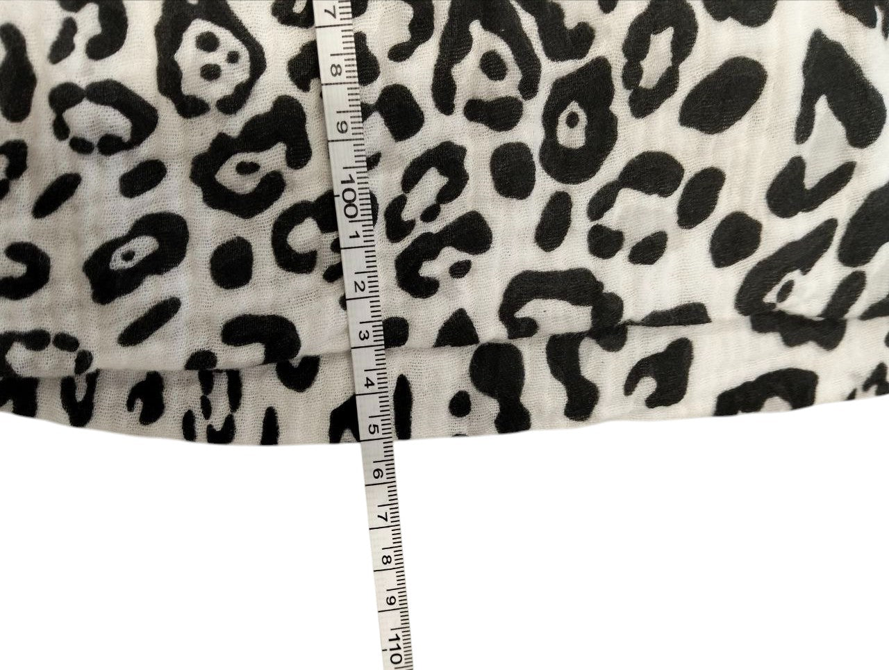 Completo leopardato veste fino una tg L