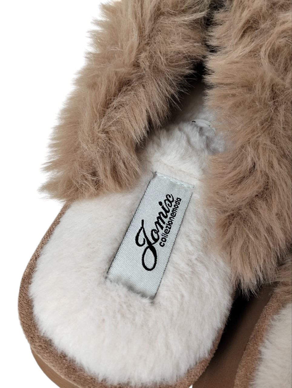 Ciabatte Invernali Platform in Suede con Pelliccia - Comfort Totale