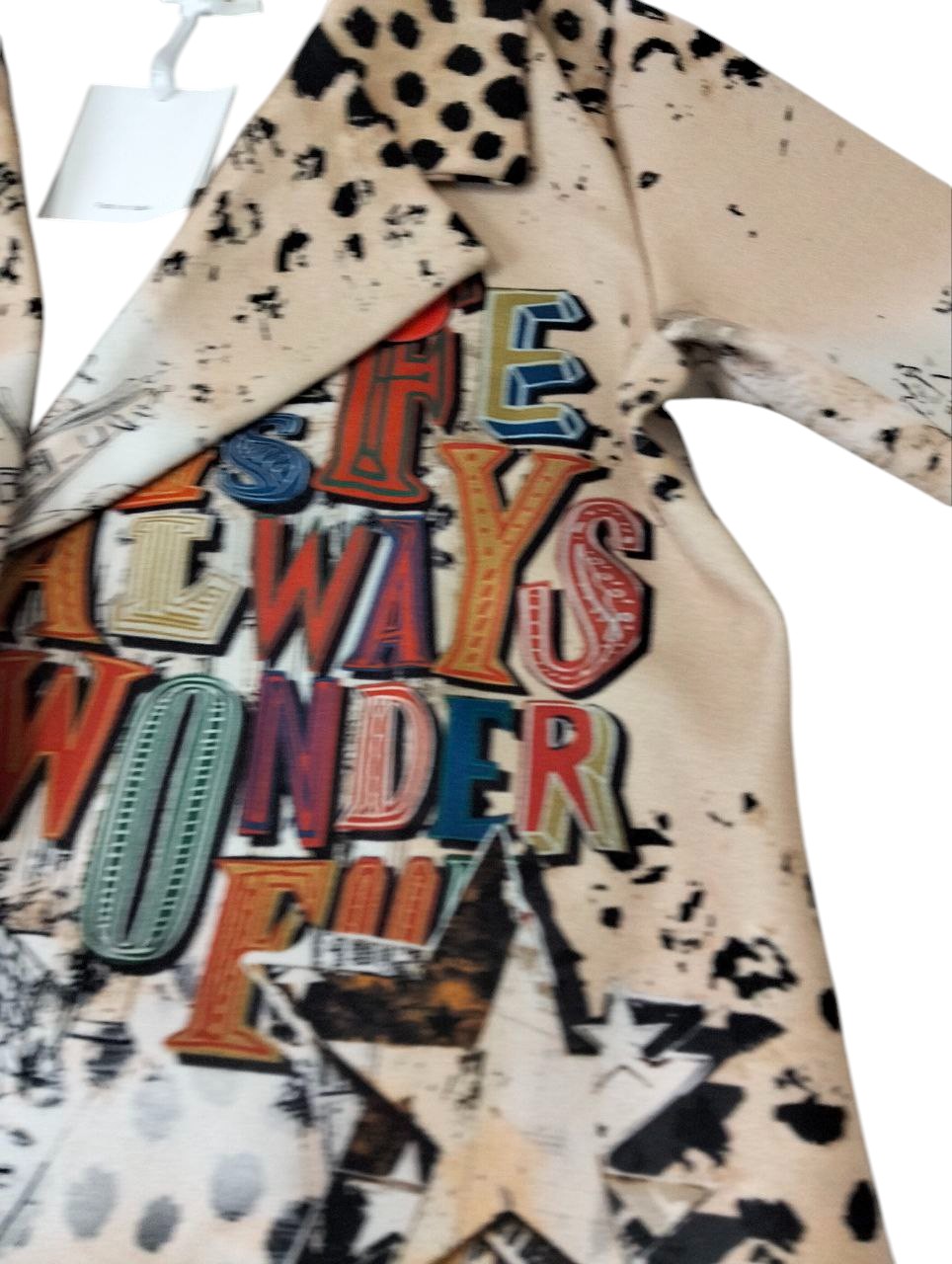 Blazer 'Street Art Leopard