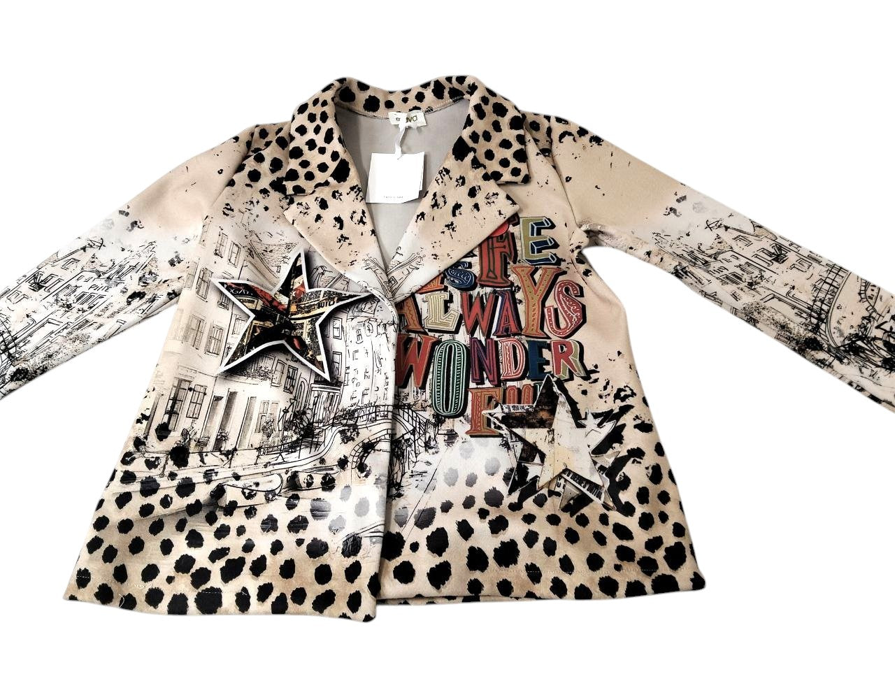 Blazer 'Street Art Leopard