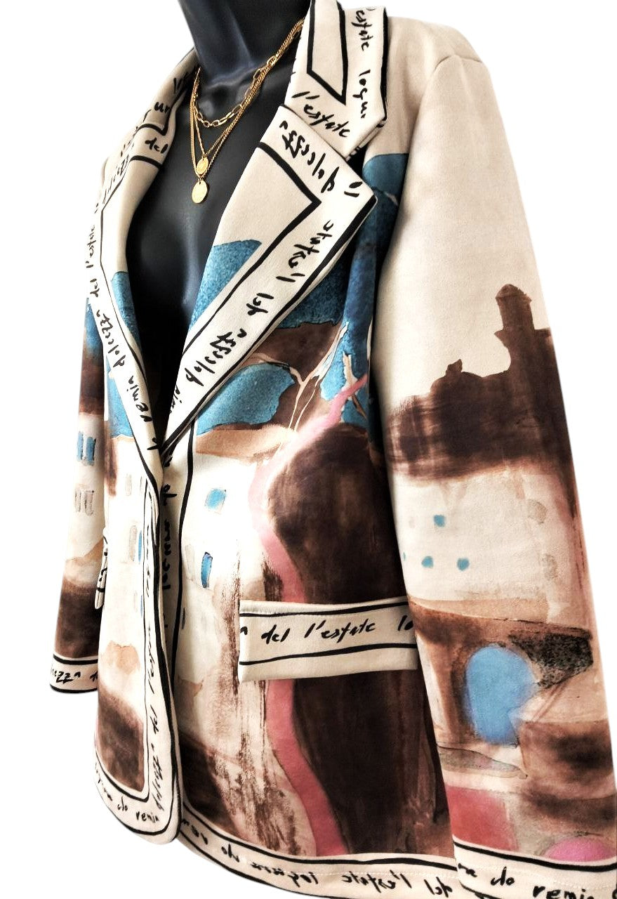 Blazer 'Acquarello Veneziano'