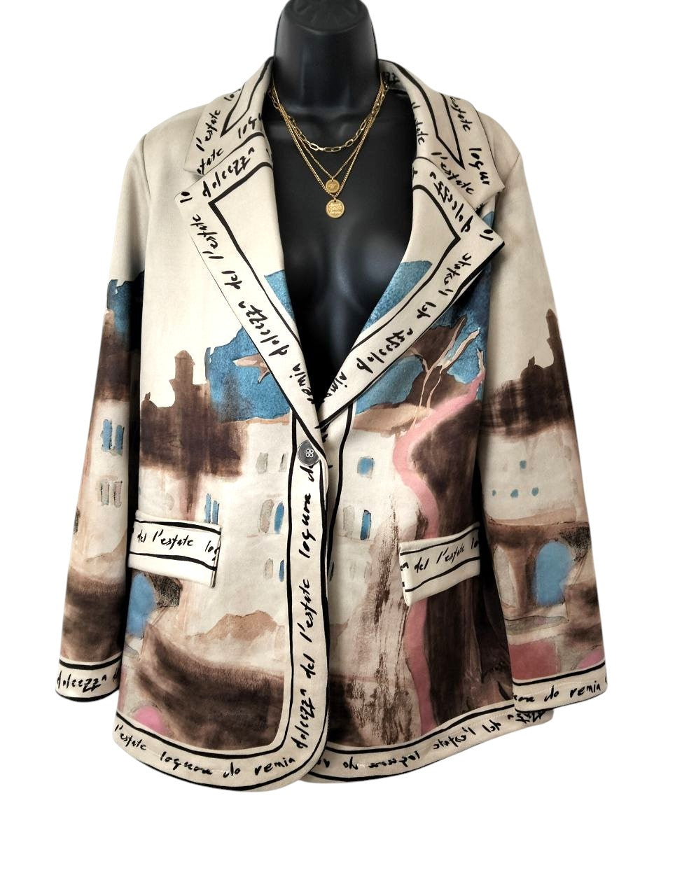 Blazer 'Acquarello Veneziano'