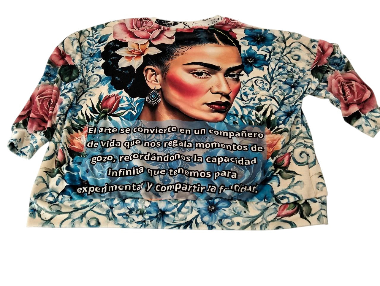 Completo 2 Pezzi Artistico 'Frida' Made in Italy - Morbido Effetto Velluto