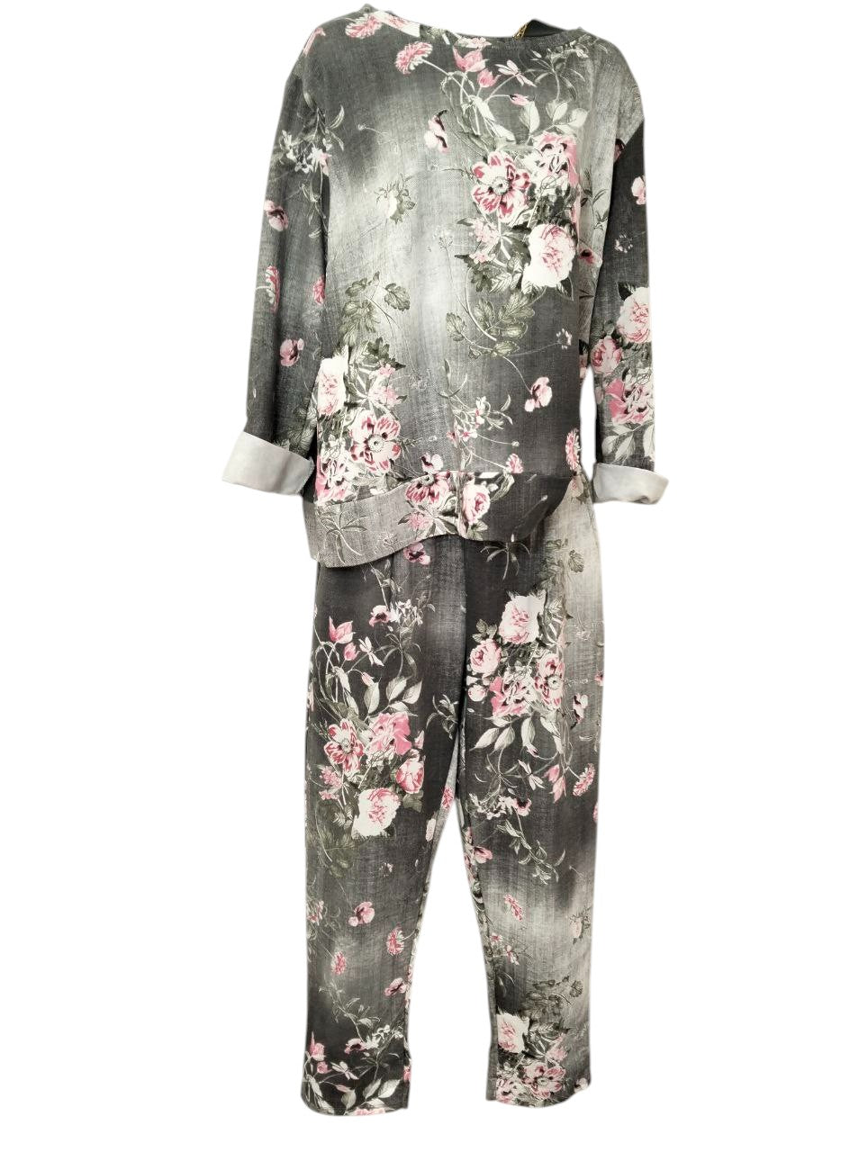 Completo Relax Floreale 'Comfort Cotone'