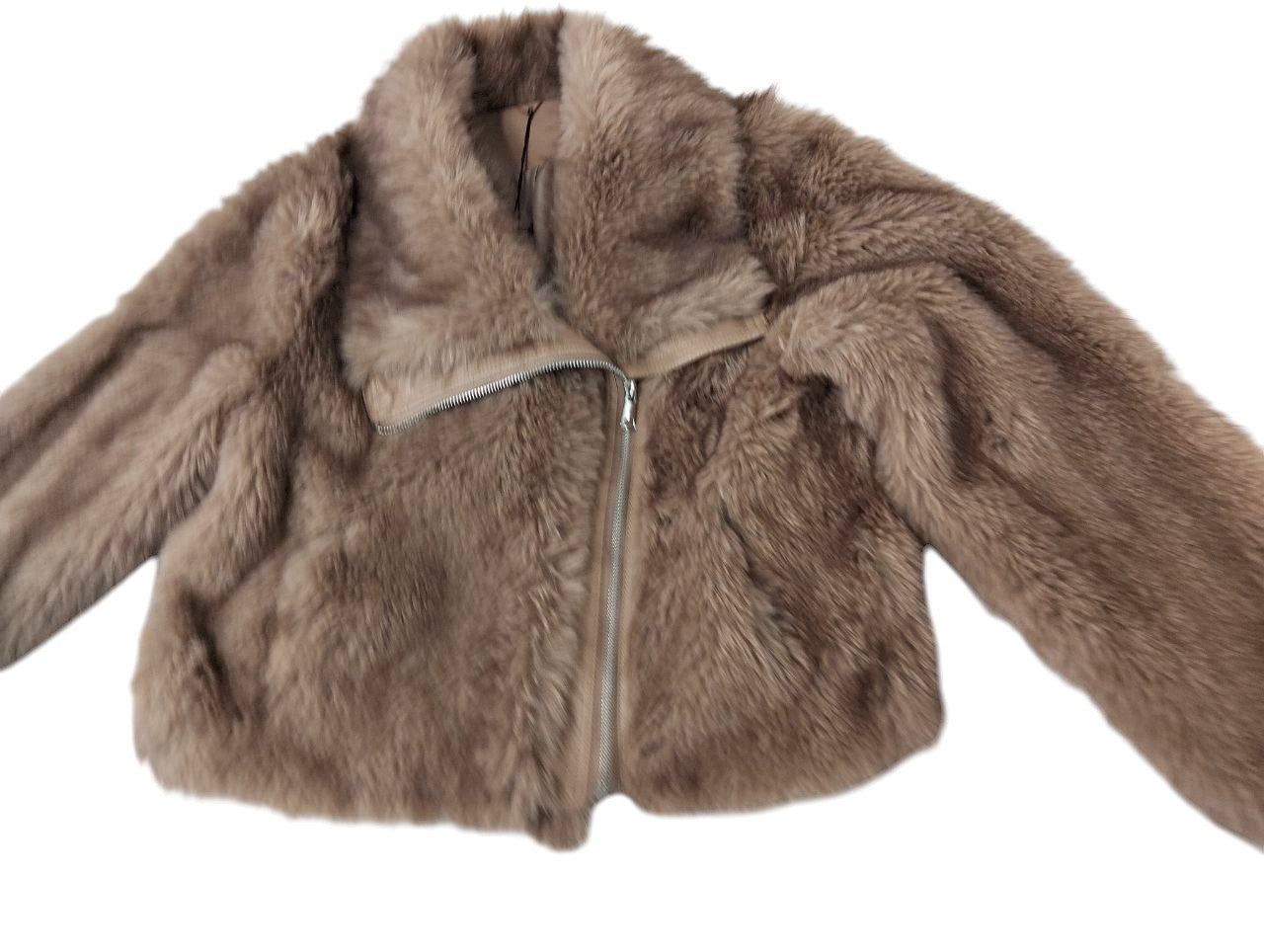 Giacca Ecopelliccia 'Biker Chic'