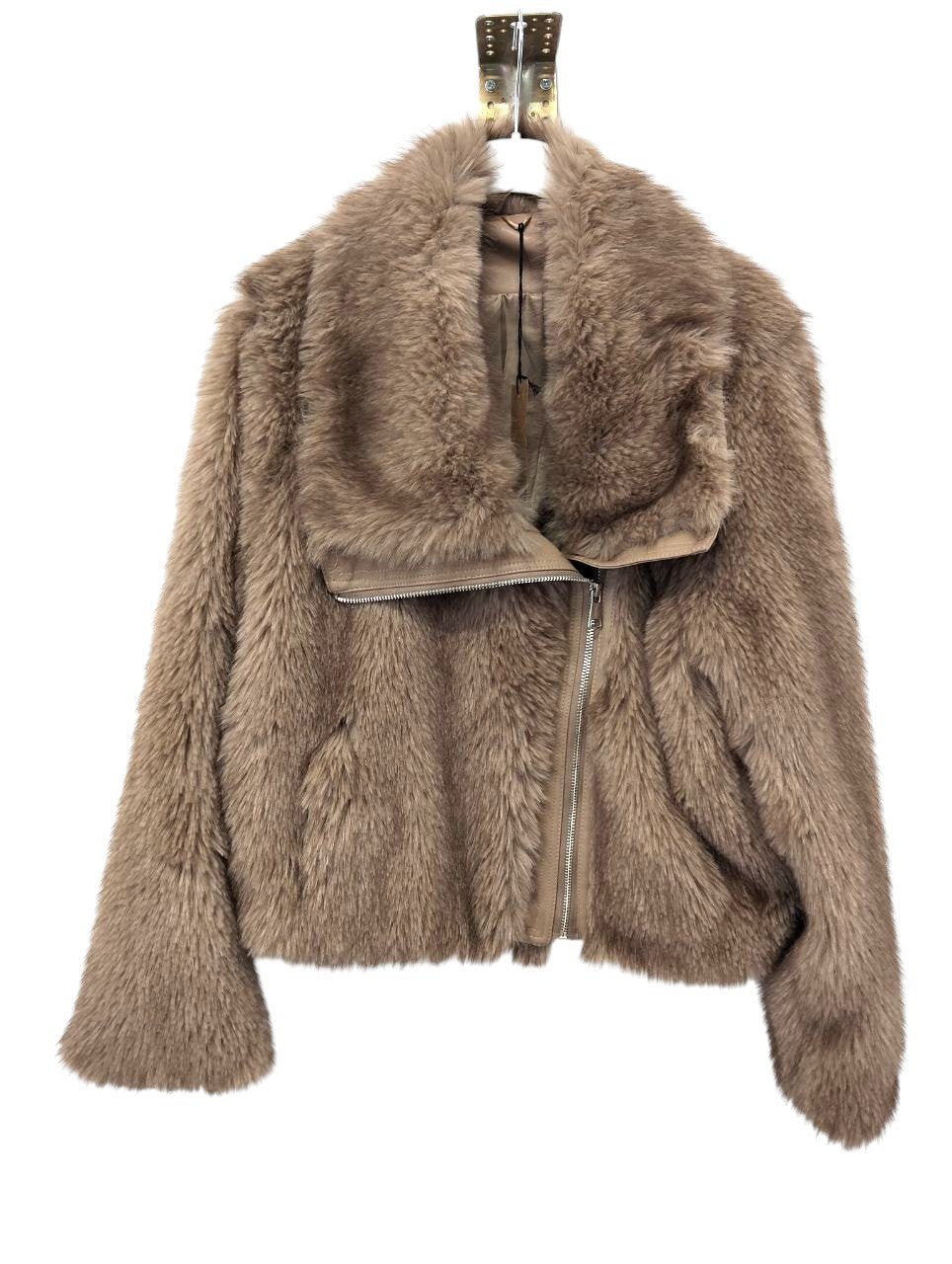 Giacca Ecopelliccia 'Biker Chic'