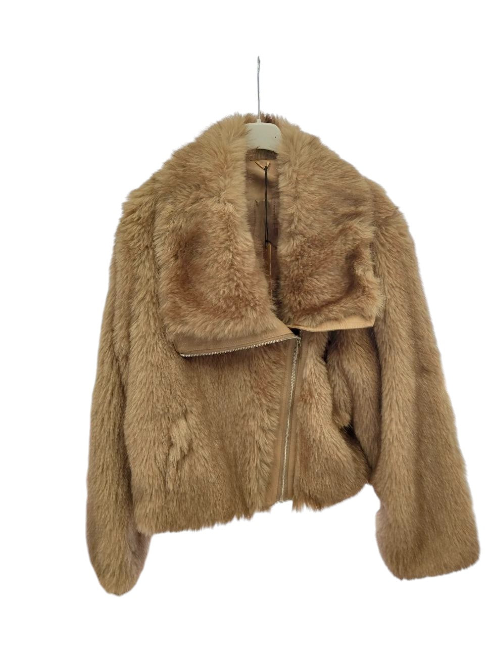 Giacca Ecopelliccia 'Biker Chic'