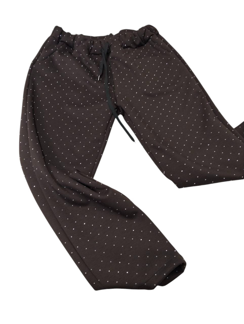 Completo marrone Diamanti veste fino uan L/XL