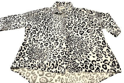 Completo leopardato veste fino una tg L