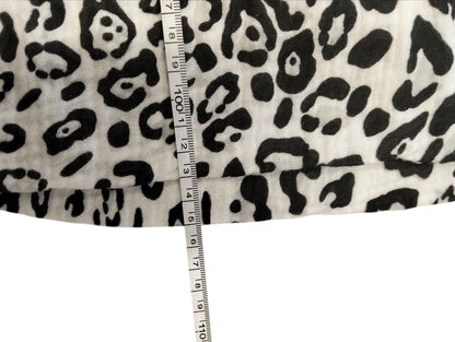 Completo leopardato veste fino una tg L