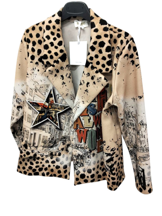 Blazer 'Street Art Leopard