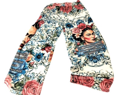 Completo 2 Pezzi Artistico 'Frida' Made in Italy - Morbido Effetto Velluto