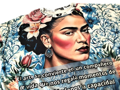 Completo 2 Pezzi Artistico 'Frida' Made in Italy - Morbido Effetto Velluto
