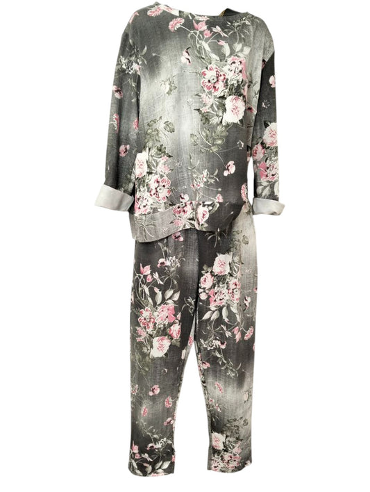Completo Relax Floreale 'Comfort Cotone'